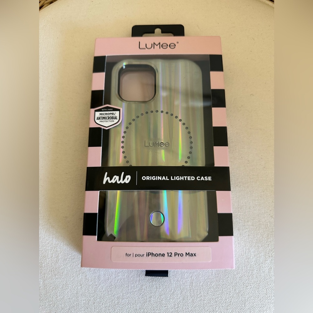 Paris Hilton Lumee Halo Holographic Selfie Cell Case Fits Apple 12 Pro M…